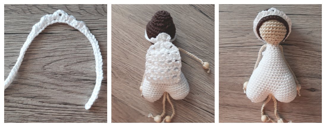 Blog-Inhaltsbild für 'Brautpaar mit Herz, kostenlose Häkelanleitung'